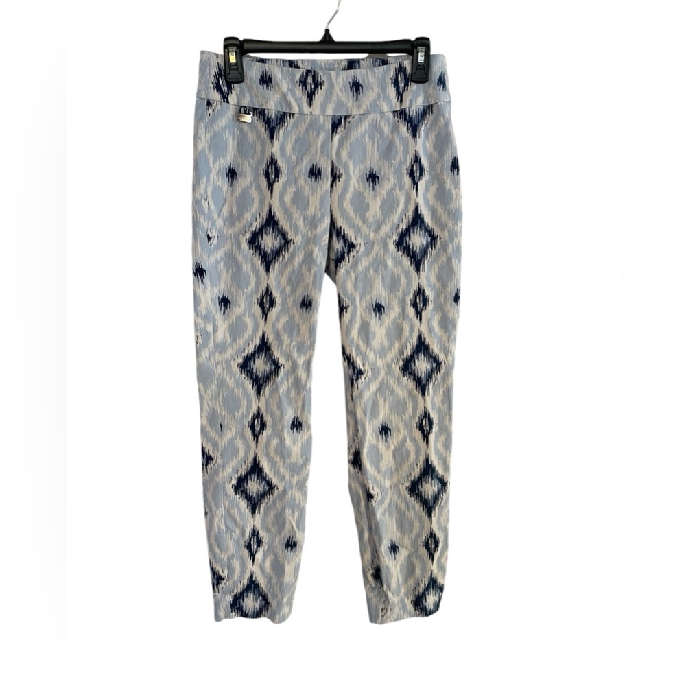 WOMEN’S PHILOSOPHY PATTERN CROPPED PANTS. SIZE SMALL.